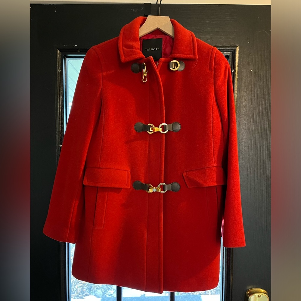 Talbots Women’s Red Winter Dress Coat